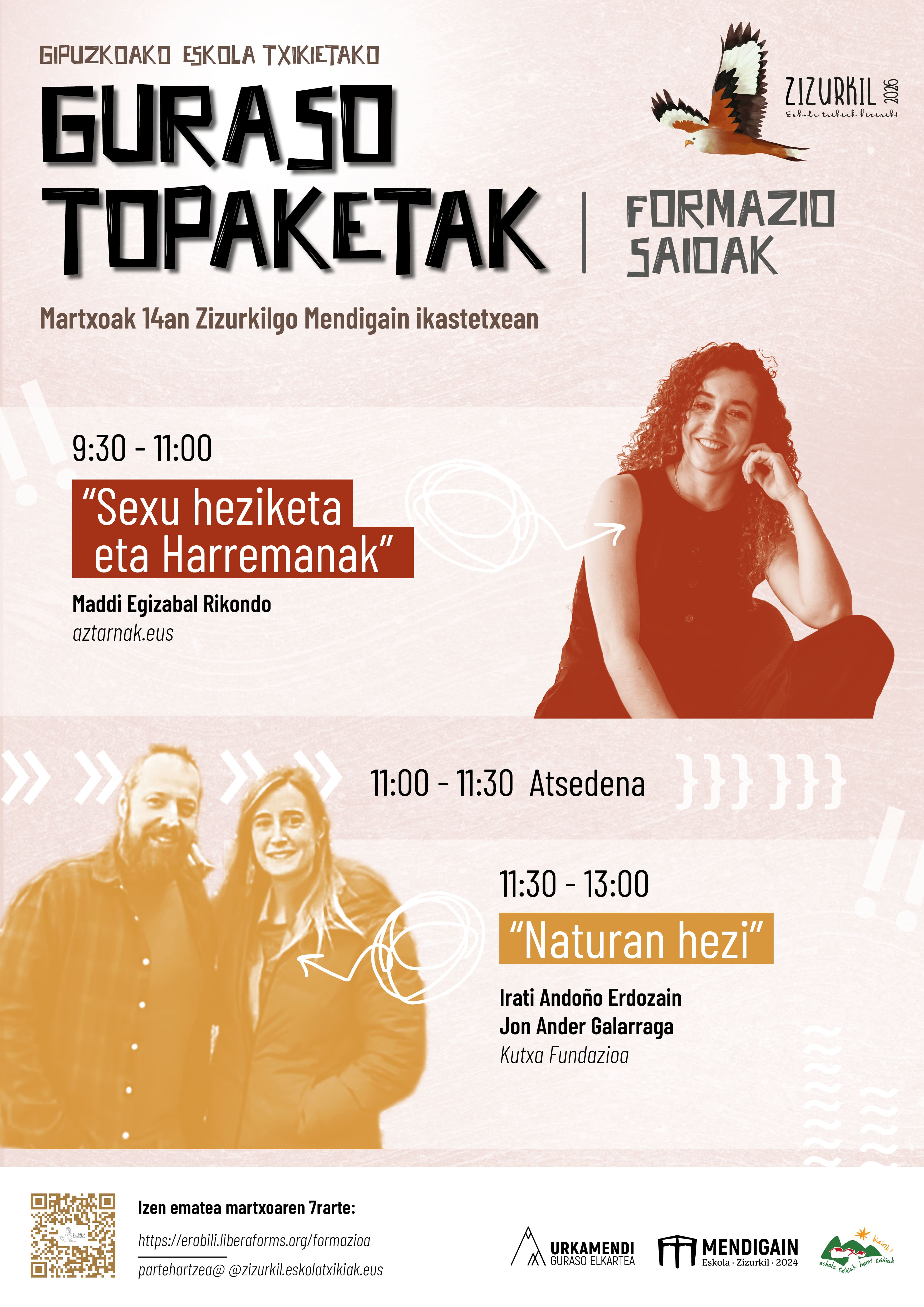 ESKOLA TXIKIETAKO GURASOEN TOPAKETA ZIZURKILEN