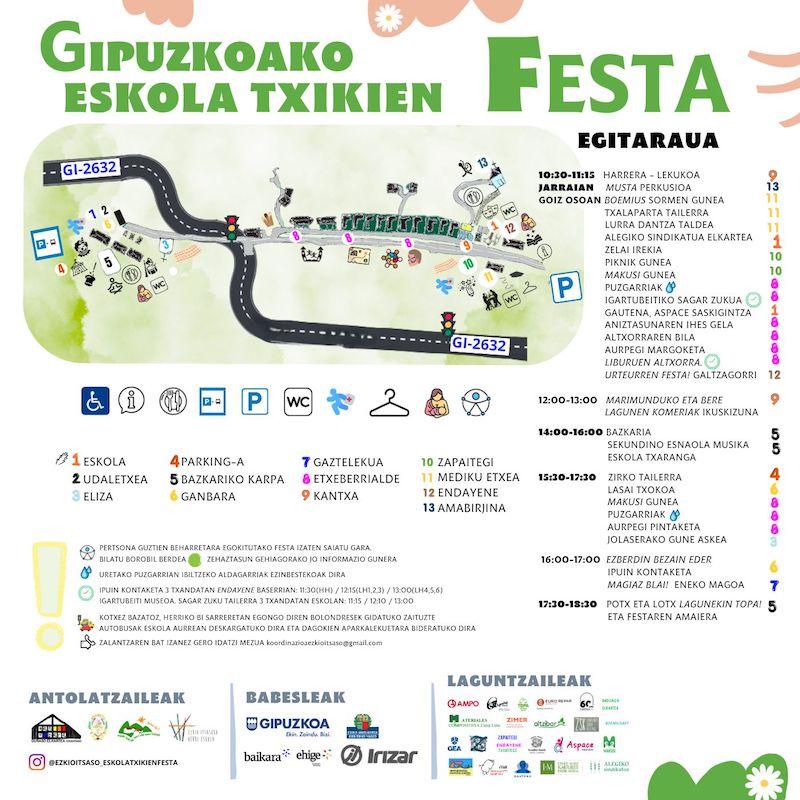 Gipuzkoako eskola txikien festa handia
