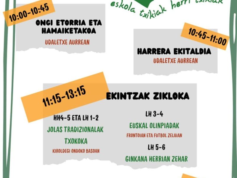 Arabako eskola txikietako ikasleen iii. topaketa